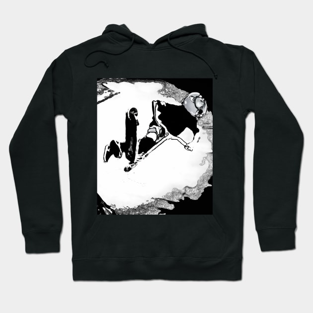 High Flying Air Stunts - Stunt Scooter Rider Hoodie by Highseller